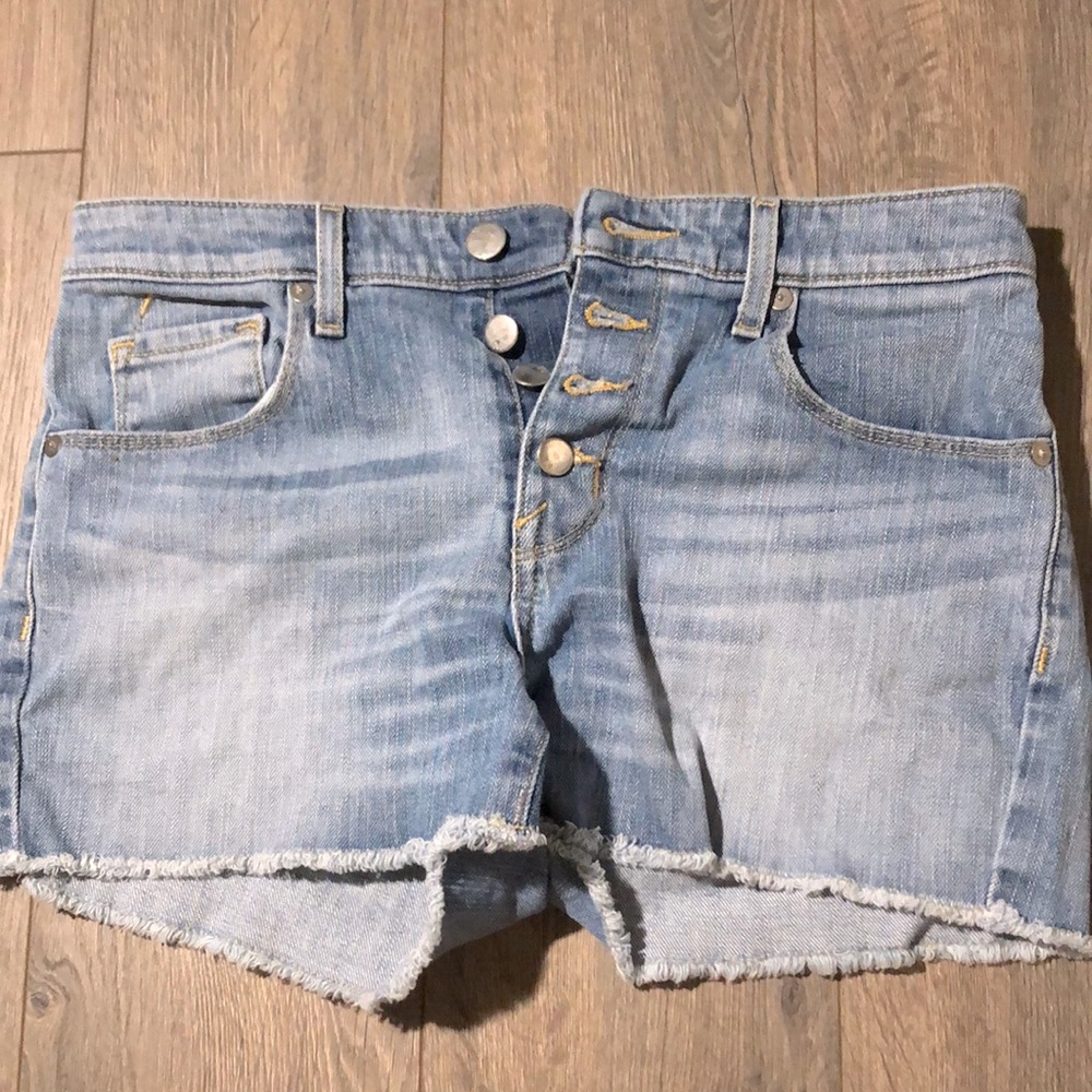 High Rise Blue Jean Shorts • Women’s 4